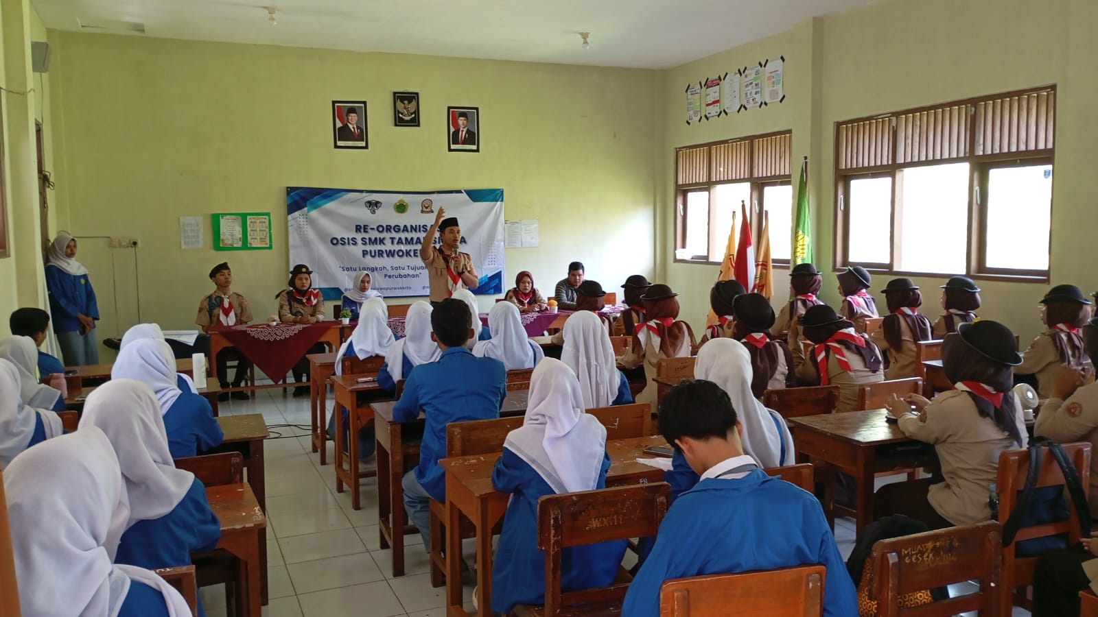 Reorganisasi OSIS dan Pramuka SMK Tamansiswa Purwokerto 2026 2